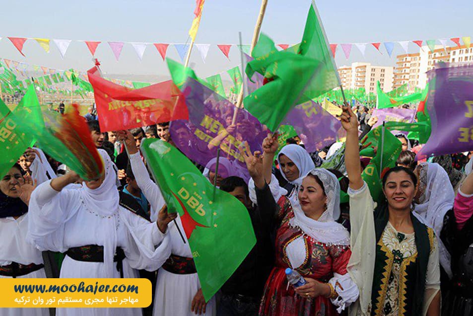 آیین نوروز در استان وان ترکیه 2 مهاجر سیر ایرانیان