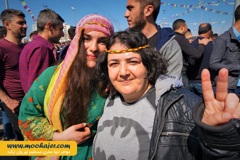 آیین نوروز در استان وان ترکیه 5 مهاجر سیر ایرانیان